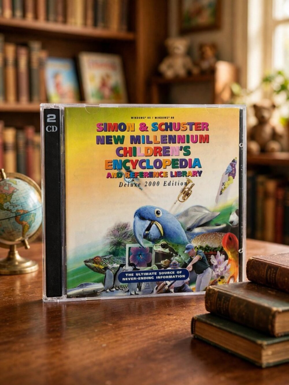 Simon & Schuster New Millennium Children's Encyclopedia Deluxe 2000 Discontinued